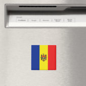 Moldavië-vlag Magnet (Insitu (Vaatwasser))