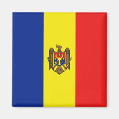 Moldavië-vlag Magnet (Voorkant)