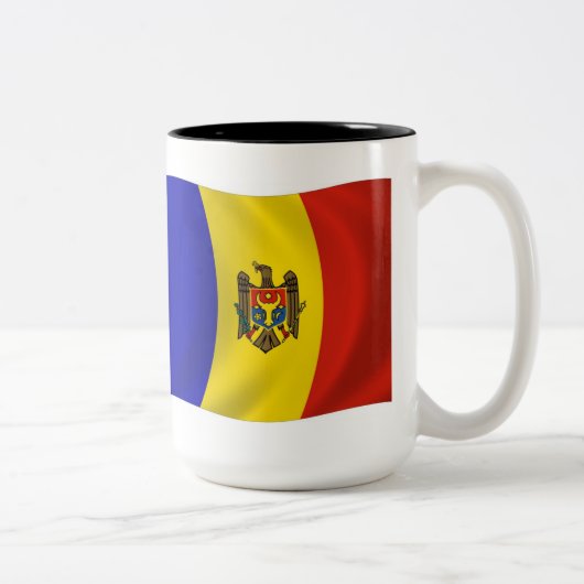 Moldavië Vlag Mok (Rechts)
