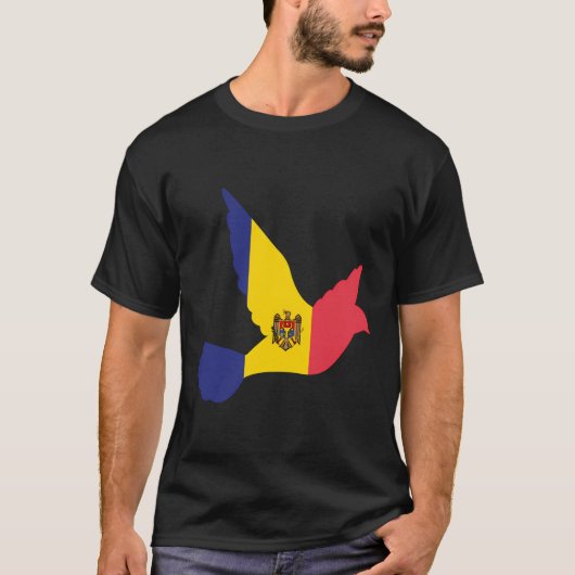 Moldavië Vlag Moldavië T-shirt (Voorkant)