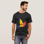 Moldavië Vlag Moldavië T-shirt (Voorkant volledig)