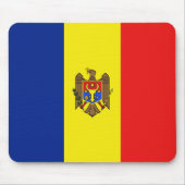 Moldavië-vlag Mousepad Muismat (Voorkant)