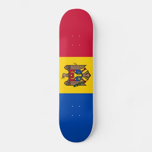 Moldavië-vlag Persoonlijk Skateboard (Voorkant)