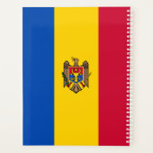 Moldavië Vlag Planner (Achterkant)