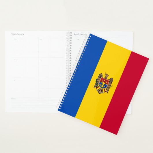 Moldavië Vlag Planner (Display)