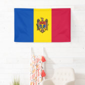 Moldavië vlag spandoek (Insitu)