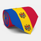 Moldavië Vlag Stropdas (Opgerold)
