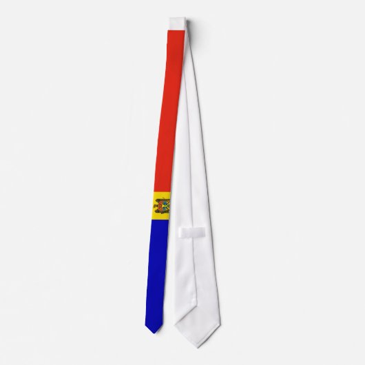 Moldavië-vlag Stropdas (Achterkant)