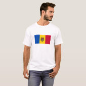 Moldavië-vlag T-shirt (Voorkant volledig)