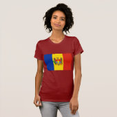 Moldavië-vlag T-shirt (Voorkant volledig)