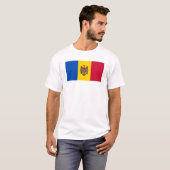Moldavië Vlag T-shirt (Voorkant volledig)