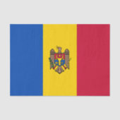 Moldavië-vlag Tissuepapier (Voorkant)