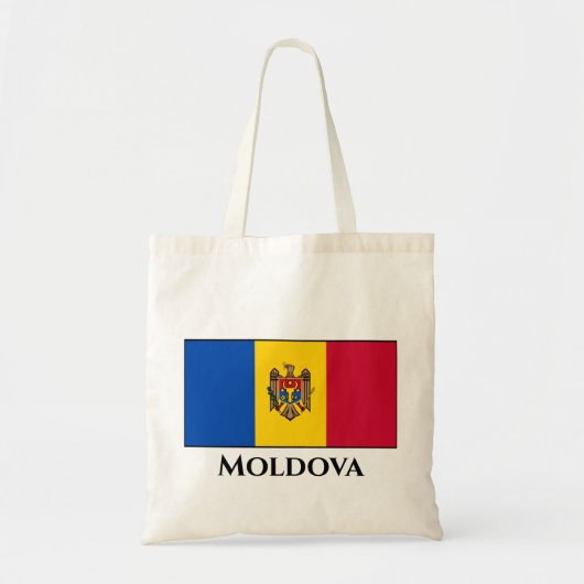 Moldavië Vlag Tote Bag (Voorkant)