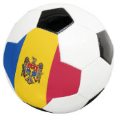 Moldavië Vlag Voetbal (Drie kwart)