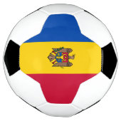 Moldavië-vlag Voetbal (Gedraaid)