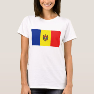 Moldavië vlag x kaart T-Shirt