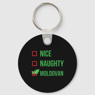 Moldavisch Grappig Moldavië Pajama Kerstmis Sleutelhanger