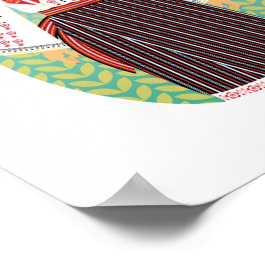 Moldavisch Matryoshka Poster (Hoek)