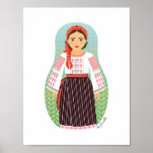 Moldavisch Matryoshka Poster (Voorkant)