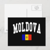 Moldavische stijl briefkaart (Voorkant / Achterkant)