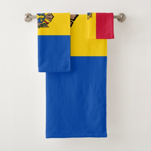 Moldavische vlag bad handdoek (Insitu)