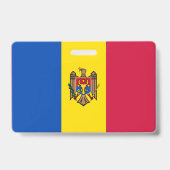 Moldavische vlag badge (Achterkant)
