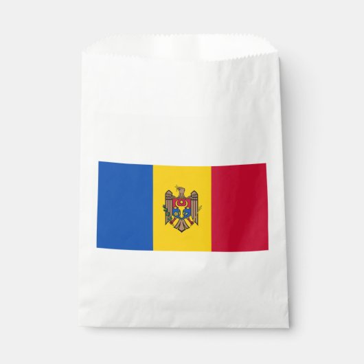 Moldavische vlag bedankzakje (Voorkant)