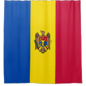 Moldavische vlag douchegordijn (Voorkant)