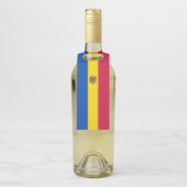 Moldavische vlag flessenhanger (Op fles)