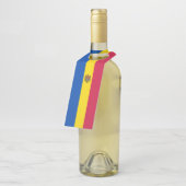 Moldavische vlag flessenhanger (Schuin)