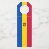 Moldavische vlag flessenhanger (Achterkant)
