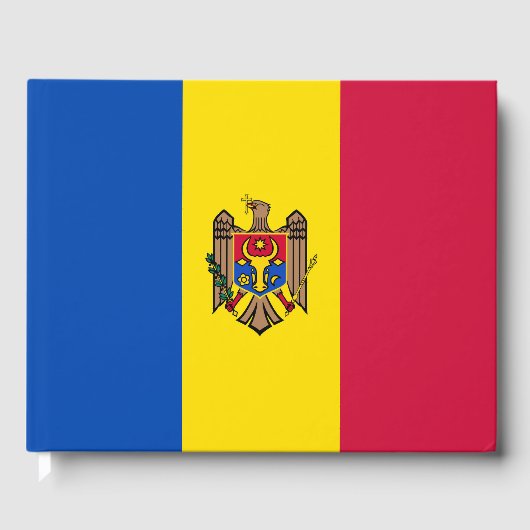 Moldavische vlag gastenboek (Voorkant)