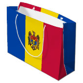 Moldavische vlag groot cadeauzakje (Achterkant Gekanteld)