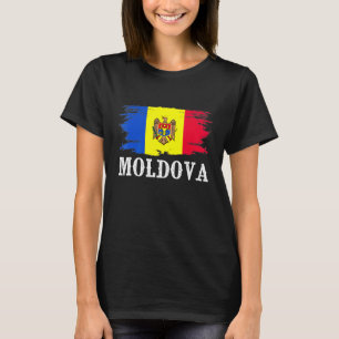 Moldavische vlag Ik hou van Moldavië T-shirt