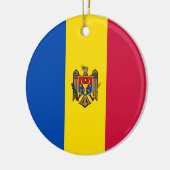 Moldavische vlag keramisch ornament (Links)