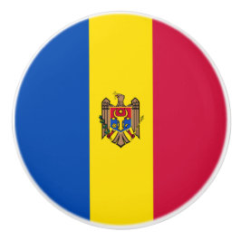 Moldavische vlag keramische knop