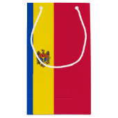 Moldavische vlag klein cadeauzakje (Achterkant)