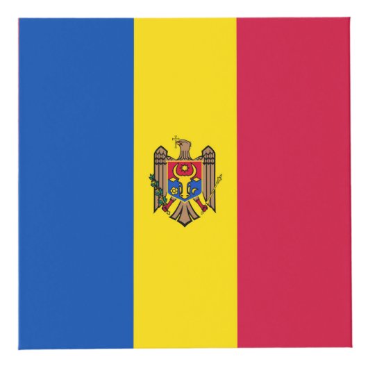 Moldavische vlag kubus (Voorkant)