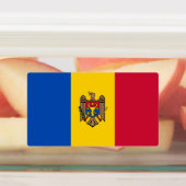 Moldavische vlag labels (Aangebracht)