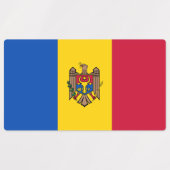 Moldavische vlag labels (Design 1)