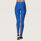 Moldavische vlag leggings (Achterkant)