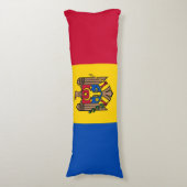Moldavische vlag lichaamskussen (Voorkant Verticaal)
