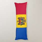 Moldavische vlag lichaamskussen (Achterkant (Verticaal))