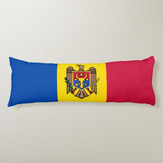 Moldavische vlag lichaamskussen (Voorkant)
