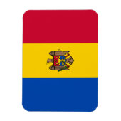 Moldavische vlag magneet (Verticaal)