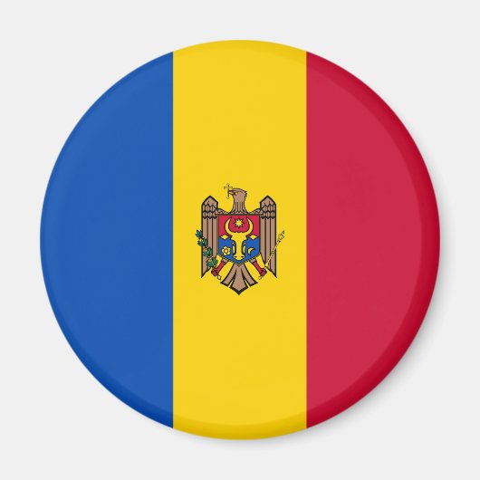 Moldavische vlag magneet (Voorkant)