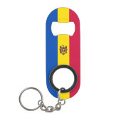 Moldavische vlag mini flessenopener (Voorkant)