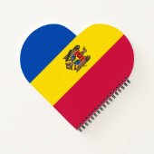 Moldavische vlag notitieboek (Achterkant)