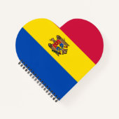 Moldavische vlag notitieboek (Voorkant)