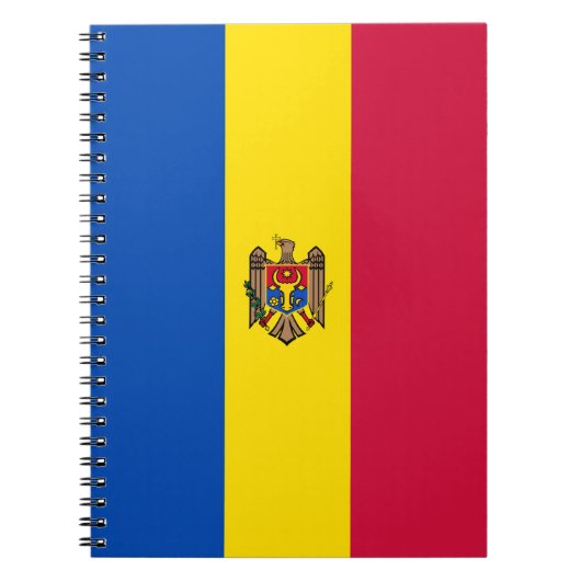 Moldavische vlag notitieboek (Voorkant)